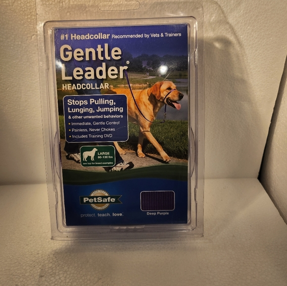 PetSafe Gentle Leader No-Pull Large Dog Headcollar Purple + DVD (60-130 lbs) - Picture 9 of 9